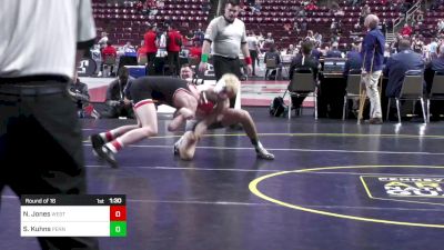 152 lbs Round Of 16 - Nick Jones, West Allegheny vs Sam Kuhns, Pennridge