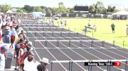 Youth Girls' 100m Hurdles, Finals 1 - Age 13