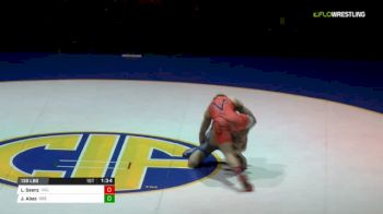 138 lbs Final - Lawrence Saenz, Vacaville (SJ) vs Jaden Abas, Rancho Bernardo (SD)