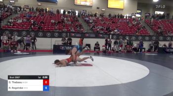 86 kg Rnd Of 16 - Dominic Thebeau, Nebraska Wrestling Training Center vs Ryder Rogotzke, Ohio Regional Training Center