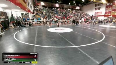 285 lbs Cons. Round 2 - Logan Bouissey, Natrona County vs Pablo Meza, Rock Springs