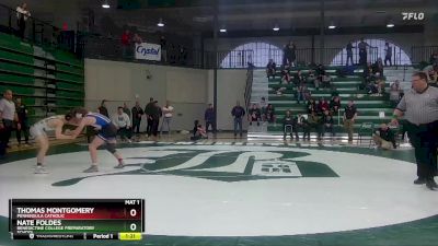 132 lbs Semifinal - Nate Foldes, Benedictine College Preparatory School vs Thomas Montgomery, Penninsula Catholic