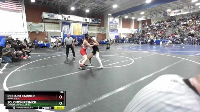 126 lbs Champ. Round 2 - Richard Carrier, Regis Jesuit vs Solomon Resnick, Capistrano Valley H S