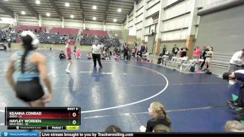 110 lbs Round 3 (6 Team) - Keanna Conrad, Idaho vs Hayley Worden, Gold Rush