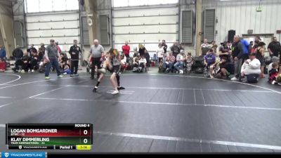 76 lbs Round 4 (6 Team) - Klay Dimmerling, Team Germantown vs Logan Bomgardner, BTWC