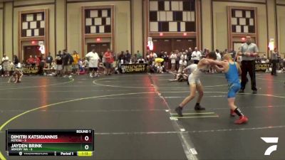 85 lbs Round 1 (6 Team) - Dimitri Katsigiannis, M2TCNJ vs Jayden Brink, Armory WA