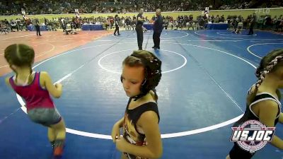 50 lbs Round Of 16 - Ella Munguia, Choctaw Ironman Youth Wrestling vs Jasi Jo Egnor, Cowboy Wrestling Club