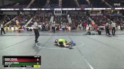 76 lbs Semifinal - Knox Vrana, Kansas Young Guns vs Brogan Dirks, Scott City