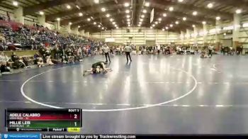 110 lbs Round 1 (6 Team) - Millie Leib, Utah Black vs Adele Calabro, Gold Rush