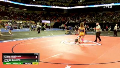 110 Class 1 lbs Champ. Round 1 - Kyana Huseynov, Lafayette County vs Sydnee Baldwin, Nevada