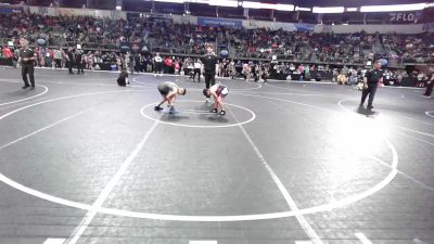 92 lbs Round Of 16 - Luke Canales, Claremore Wrestling Club vs Hector Cardoza, Wright City Jr Wildcats