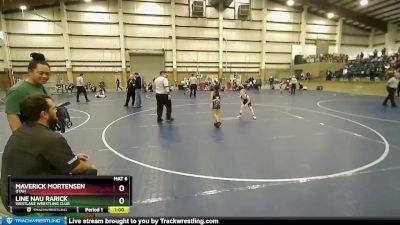 85 lbs Round 3 - Line Nau Rarick, Westlake Wrestling Club vs Maverick Mortensen, Utah