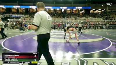 144 1A Semifinal - Talon Maple, Zephyrhills Christian vs Frankie Florio, Cardinal Gibbons