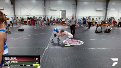 86 lbs Round 2 (6 Team) - Gavin Rush, Team Palmetto vs Mark Garren, Storm