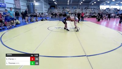 220 lbs Rr Rnd 1 - Eddie Flores, Combat Athletics Black vs Lucas Thomas, Barnesville