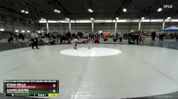 49 lbs Cons. Semi - Ethan Mello, Mountain Man Wrestling Club vs Kaysen Baxter, Grizzly Wrestling Club