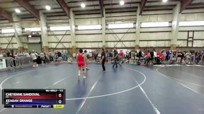 112 lbs Cons. Round 4 - Cheyenne Sandoval, CA vs Keagan Grange, UT