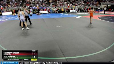 Semifinal - Garrett Kaiser, Lexington vs Cole Welte, Omaha Skutt Catholic