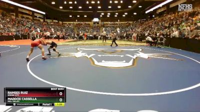 6A - 138 lbs Champ. Round 1 - Maddox Cassella, Mill Valley vs Ramses Ruiz, Dodge City