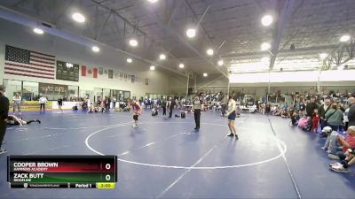 138 lbs Cons. Round 3 - Zack Butt, Ridgeline vs Cooper Brown, Hammers Academy