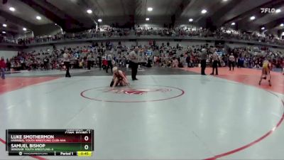 90 lbs Cons. Round 2 - Samuel Bishop, Windsor Youth Wrestling-A vs Luke Smothermon, Hannibal Youth Wrestling Club-AAA