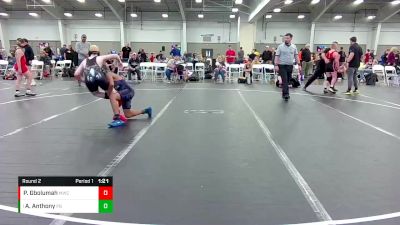 110-115 lbs Round 2 - Asher Anthony, VATP vs Prince Gbolumah, Matoaca Wrestling Club