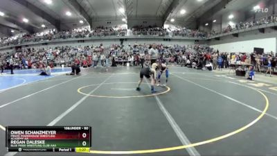 60 lbs Champ. Round 1 - Owen Schanzmeyer, Pirate Powerhouse Wrestling Academy-AA vs Regan Daleske, Blue Pride Wrestling Club-AAA