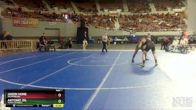 D4-157 lbs 5th Place Match - Antonio Gil, Yuma Catholic vs Jaxon Hone, Wickenburg