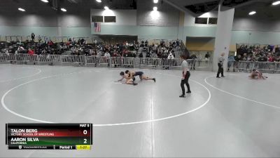 126 lbs Champ. Round 1 - Aaron Silva, California vs Talon Berg, Victory School Of Wrestling