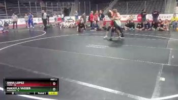 W 180 lbs Round 2 (4 Team) - Anna Lopez, Texas vs Makayla Vasser, Nebraska