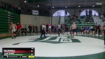 165 lbs Semifinal - Lane Foard, Benedictine College Preparatory School vs Gio Pradelli, Penninsula Catholic