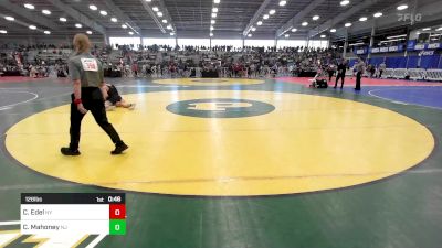 126 lbs Consi Of 64 #1 - Christopher Edel, NY vs Charlie Mahoney, NJ