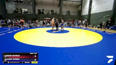 150 lbs Cons. Round 3 - Landon Hetrick, CO vs Kiyanno Zuniga, WA