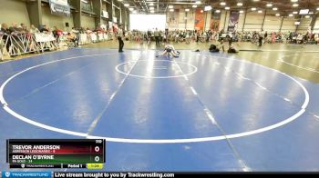 110 lbs Rd# 3 12:00pm Friday - Declan O`Byrne, PA Gold vs Trevor Anderson, Agression Legionaries