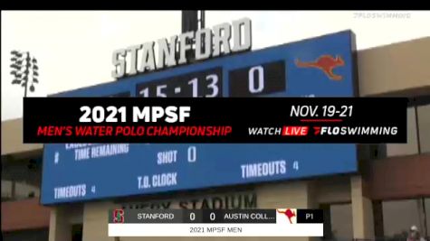 Replay: MPSF Men's Water Polo Championship | Nov 19 @ 1 PM