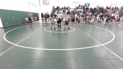 106 lbs Quarterfinal - John Baluyut, New Canaan vs Tommy Milligan, Newtown