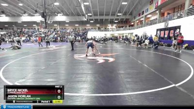 141 lbs Champ. Round 3 - Bryce Nickel, Cumberlands (Ky.) vs Jaxon Morlan, Eastern Oregon University (OR)