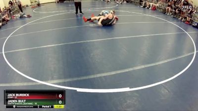 140 lbs Round 1 (6 Team) - Jack Burdick, Utah vs Jaden Bult, South Dakota Lightning