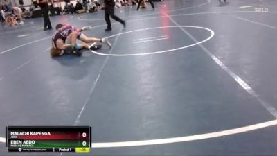 125 lbs Champ. Round 2 - Eben Abdo, Massas Maniacs vs Malachi Kapenga, Ares