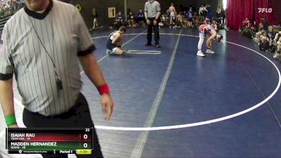 105 lbs Round 3 (6 Team) - Madden Hernandez, Idaho vs Isaiah Rau, Team USA