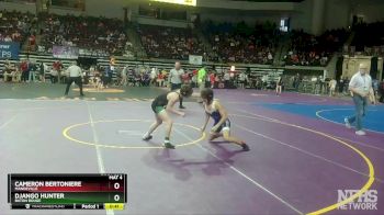 D 1 126 lbs Cons. Round 3 - Cameron Bertoniere, Mandeville vs Django Hunter, Baton Rouge