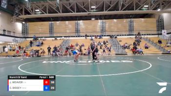 145 lbs Round 5 (6 Team) - JACOB WEAVER, CENTRAL INDIANA ACADEMY OF WRESTLING vs CARSON BISSEY, MAURER COUGHLIN WRESTLING CLUB