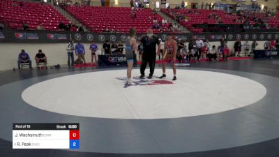 55 kg Rnd Of 16 - Jeremiah Wachsmuth, COBRA ALL-STARS / Cobra Wrestling Systems LLC vs Rhett Peak, Checkmate WC