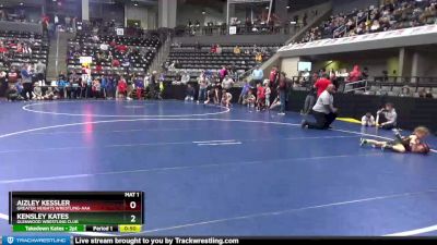 47-53 lbs Round 2 - Kensley Kates, Glenwood Wrestling Club vs Aizley Kessler, Greater Heights Wrestling-AAA