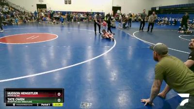 56 lbs Quarterfinal - Hudson Hengstler, Douglas WC vs Tate Owen, Riverton USA Wrestling