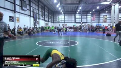 138 lbs Placement Matches (8 Team) - Myrin Nixon, GREAT BRIDGE WRESTLING CLUB vs Trevon Bowers, DARKHORSE WRESTLING CLUB