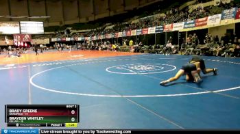 157 lbs Quarterfinals (8 Team) - Brady Greene, Grassfield vs BRAYDEN WHITLEY, Kellam