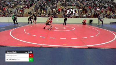 110 lbs Quarterfinal - Hudson Lee, Morris Fitness Wrestling Club vs Keinen Stowers, Forsyth Central Wrestling