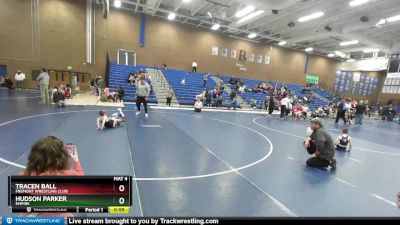 50-52 lbs Round 1 - Tracen Ball, Fremont Wrestling Club vs Hudson Parker, Empire