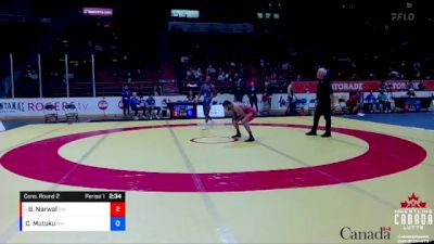 74kg Cons. Round 2 - Bobby Narwal, Brock WC vs Chance Mutuku, Brock WC